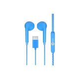 Lecoo EH104 Kablolu 3.5 mm Mavi Jacklı Kulak İçi Mikrofonlu Kulaklık