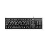 Lecoo KB101 USB Kablolu Türkçe Q Klavye - QWERTY Türkçe Tuş Dizilimi, Sayısal Tuş Takımına Sahip, Sıvı Dökülmelerine Dayanıklı, Ayarlanabilir Yükseklik, Win, Mac, Linux ile Uyumlu Klavye Siyah