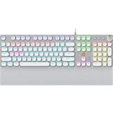 Lecoo KG1102 USB Kablolu Red Switch Makro Tuşlu Rgb LED Aydınlatmalı Mekanik Gaming Türkçe Q Metalik Klavye