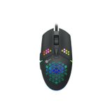 Lecoo MS105 Kablolu 3200DPI 6 Tuşlu RGB LED Aydınlatmalı 103gr Ağırlık Optik Sensör Oyuncu Mouse Siyah