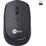 Lecoo WS202 Kablosuz 1200 DPI 4 Tuşlu Siyah Optik Mouse