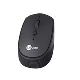 Lecoo Ws202 Nano Alıcılı Kablosuz 1600Dpi Siyah 4 Tuş Mouse