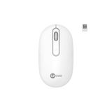 Lecoo WS207 Kablosuz 1600DPI 4 Tuşlu, Şarj Edilebilir, Sağ ve Sol Elle Kullanıma Uygun, Sessiz Tasarım, PC, Mac, Dizüstü Bilgisayar için, USB Mini Alıcı ile Optik Mouse Beyaz