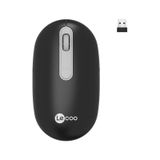 Lecoo Ws207 Şarj Edilebilir Kablosuz 1600Dpı 4 Tuşlu Sessiz Kompakt Optik Mouse Siyah