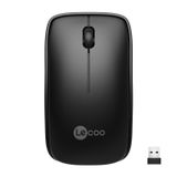 Lecoo WS208 Kablosuz 1200DPI 3 Tuşlu Sessiz PC, Mac, Dizüstü Bilgisayar için, USB Mini Alıcı ile Optik Mouse Siyah