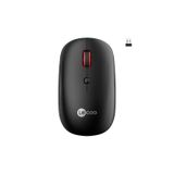 Lecoo WS211 Kablosuz 1600DPI 6 Tuşlu Dual Mod RGB 2.4GHz WiFi+ Bluetooth, Şarj Edilebilir, Windows, Linux ve Mac ile Uyumlu, Sessiz Kompakt Optik Mouse Siyah