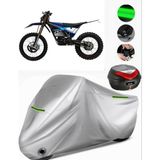 Lectrıc Motıon Escape Xr Arka Çanta Uyumlu Motosiklet Brandası Premium (Kilit Uyumlu)-Gri