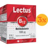 Lectus B12 Metilkobalamin 1000 Mcg Sprey 10 ml - 3 Adet (Toplam 30 Ml) - Dezenfektan Hediyeli (%72 Alkol)