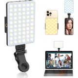 Led 120 Mini Klipsli Foto Kamera Işığı Cep Telefonu Led Işık Selfie Işık Şarj Edilebilir