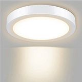 LED 18W Yuvarlak Beyaz Işık Sıvaüstü Slim Panel A++ Kalite Tavan Aydınlatma Armatürü - 6500K - Beyaz