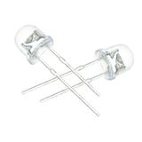 Led 4.8mm Mantar Turuncu Şeffaf (10 Adet)