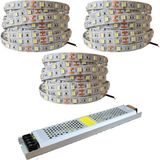 LED 4040 Yeni Nesil 15 Metre Şerit + 12V 16.5 200 Watt Trafo Oturma Odası, Yatak Odası ve Mutfak Için Gizli Aydınlatma (Beyaz)