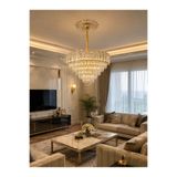 Led 60 CM KRİSTAL LÜX SALON AVİZE