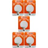 LED Ampul, 20W (120W), 3000K Sarı Işık, E27 Duy, G125 Glop, 5 Adet - Altın