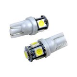 Led Ampul Dipsiz T10-5smd Beyaz 2'li Set 24v