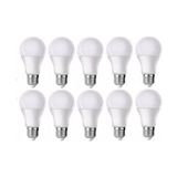 LED Ampul Seti, E27 Duy, 10'lu Paket, Beyaz, Enerji Tasarruflu