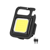 Led Anahtarlıklı El Feneri Şişe Açacağı Usb’li Şarj Edilebilir Cep Boy Cob Led Mıknatıslı