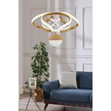 LED Avize 3 Renk Küçük Dron Toplu Eskitme (Salon,mutfak,yatak Odası,koridor) - Ahşap - Ceviz - Seçenek 1