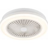 LED Aydınlatma Modern Tavan Vantilatörü Kumandalı 5 Pervaneli 15W - Beyaz