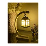 Led Aydınlatmalı Dekoratif Fener Mumluk Dekorasyon 23 CM 1 ADET LED MUM DAHİLDİR