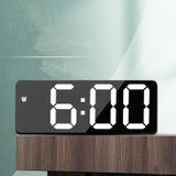 Led Ayna Dijital Masa Saati,elektronik Çalar Saat,takvim Termomtre