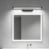 LED ayna lambası, banyo duvar lambaları, modern, banyo, su geçirmez, minimalist uzun duvar lambası, oturma odası, yatak odası, makyaj masası, banyo dolabı için (siyah beyaz ışık, 55 cm)