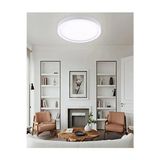 LED Banyo ve Balkon Tavan Lambası 6500K Beyaz Işık, Şık ve Modern Tasarım