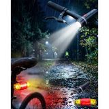 Led Bisiklet Işık Seti Ön Far Ve Arka Stop Lambası Güvenlik Seti