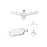 LED Bossled 3 Kollu Katlanabilir Pervane LED Ampul 40 Watt Beyaz Işık Pervane LED Ampul - RGB - 40 - 50 W