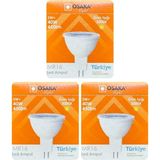 LED Çanak Ampul, 5W (40W), Sarı Işık 3000K, MR16 G4 Duylu, 3 Adet - Altın