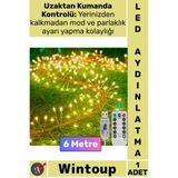 #Led Dekorasyon Ambiyans Aydınlatma 6 Metre Gün Işığı Kolay Uzaktan Kumandalı 8 Modlu Usb'li 200 Led Vitrin
