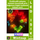 #Led Dekoratif Parıltı 4 Metre 20 Led Pilli 2 Kademeli Şık Hediye Kutusu Yılbaşı Ağacı Süsü Led Işık