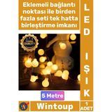 #Led Dekoratif Yılbaşı Aydınlatma Renkli Animasyon Şeffaf Kablo Fişli Ekleme 5 Metre 28 Led Rgb Işık