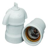 LED E-27 Porselen Yağmur Duy 10'lu Paket