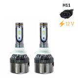 Led Far Ampulü Beyaz H11 36w 4800lm 12v / Laam804