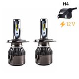 Led Far Ampulü Çift Renk Sarı/beyaz H4-36w-4800lm-12v / Laam492-1