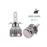 Led Far Ampulü H4-3500lmx2-30w-12v Buz Mavisi / Laam707