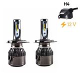 LED Far Ampulü için Çift Renk Sarı/Beyaz H4-36W-4800Lm-12V / Laam492-1