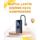Led Fenerli Sos Işıklı Çok Fonksiyonlu Hava Kompresörü