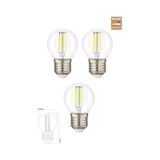 Led Filament Rustik Ampul 6 Watt E27 Beyaz Işık 3'lü Erd-247