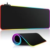 LED Gaming Mouse Pad 80X30 Xxl - 13 Renk Mod, Gaming Mousepad Işıklı, Oyuncu Büyük Keyboard Mou
