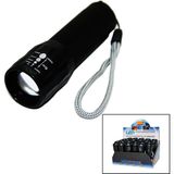LED Gold Orıon Hıghlıghtıng Aluminum Flashlight Pilli Zoomlu El Feneri Metal Kasa (5250) - Çok Renkli
