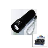 LED GOLD ORION HIGHLIGHTING ALUMİNUM FLASHLİGHT PİLLİ ZOOMLU EL FENERİ METAL KASA (5264)