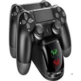 LED Göstergeli Çiftli Ps 4 Dualshock Joystick Oyun Kolu 2li Şarj Standı Istasyonu Ps4 Pro Ps4 Slim
