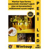 #Led Gün Işığı Dekoratif Pilli Şişe Süsleme Işığı Esnek Zarif Mantar Tıpa Şeklinde Peri Led 50 Adet Vitrin