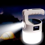 LED Güneş Enerjili Kamp LAMBASI-2000 Lümen Süper Parlak, 5 Aydınlatma Modlu,usb ile Şarj Edilebilir Dış Mekan,asılabilir Torch El Feneri (4604)