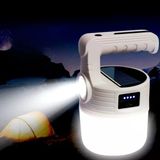 Led Güneş Enerjili Kamp Lambası–2000 Lümen Süper Parlak, 5 Aydınlatma Modlu,Usb Ile Edilebilir Dış Mekan,Asılabilir Torch El Feneri (5047)