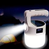 Led Güneş Enerjili Kamp Lambası–2000 Lümen Süper Parlak, 5 Aydınlatma Modlu,Usb İle Şarj Edilebilir Dış Mekan,Asılabilir Torch El Feneri (5224)