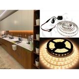 Led Home Mutfak Dolabı İçin Şerit LED + 12V Adaptör Tak Çalıştır Aç Kapa Anahtarlı - 1 m - Gün Işığı