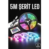 Led Işık 5 Metre Şerit Led RGB Işıklı